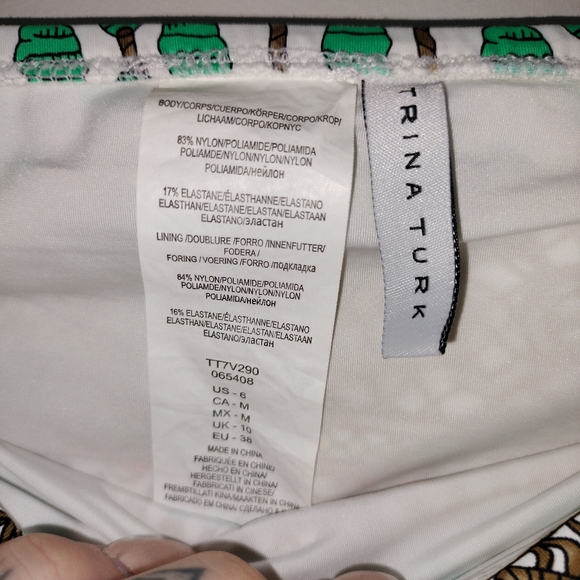 NWOT Trina Turk Macrame Pattern Bikini Bottoms Sz. M - Picture 5 of 6
